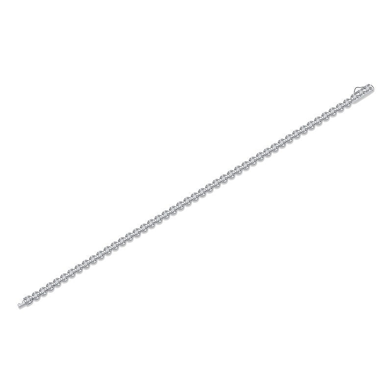 Starlight Moissanite 925 Silver Bracelet