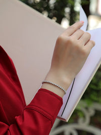 Starlight Moissanite 925 Silver Bracelet