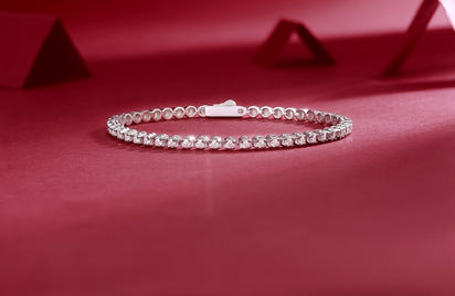 Starlight Moissanite 925 Silver Bracelet